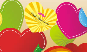 free vector hearts